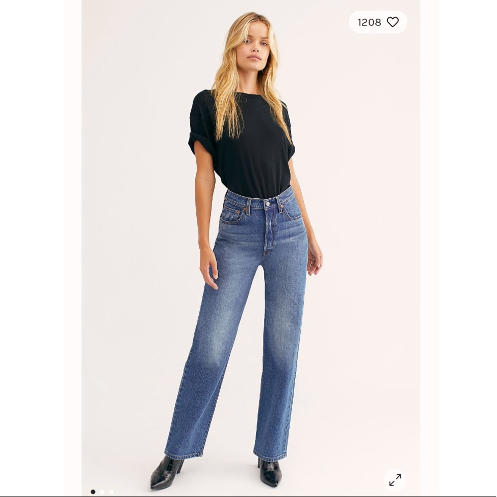 Levi's Ribcage Straight Jeans Charleston Vintage